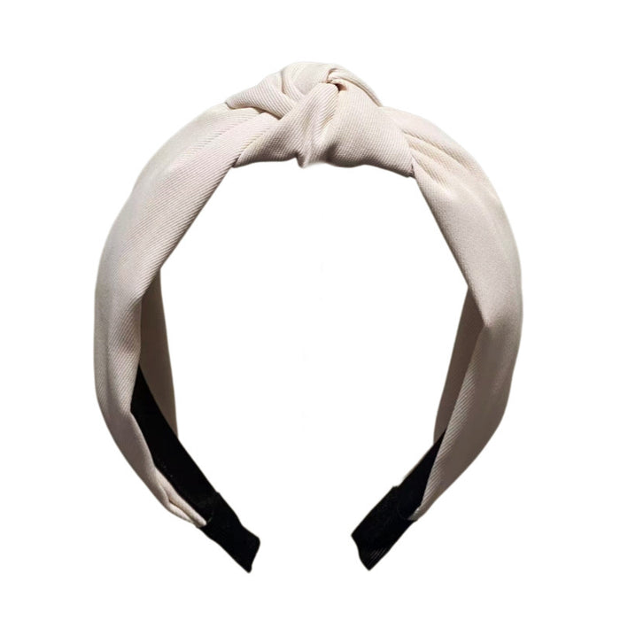 Haarreif im Knotendesign - Creme