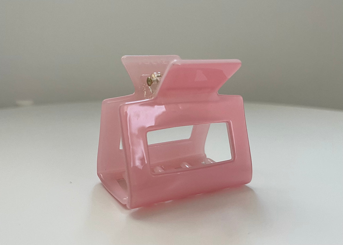 Square Haarklammer | Pink