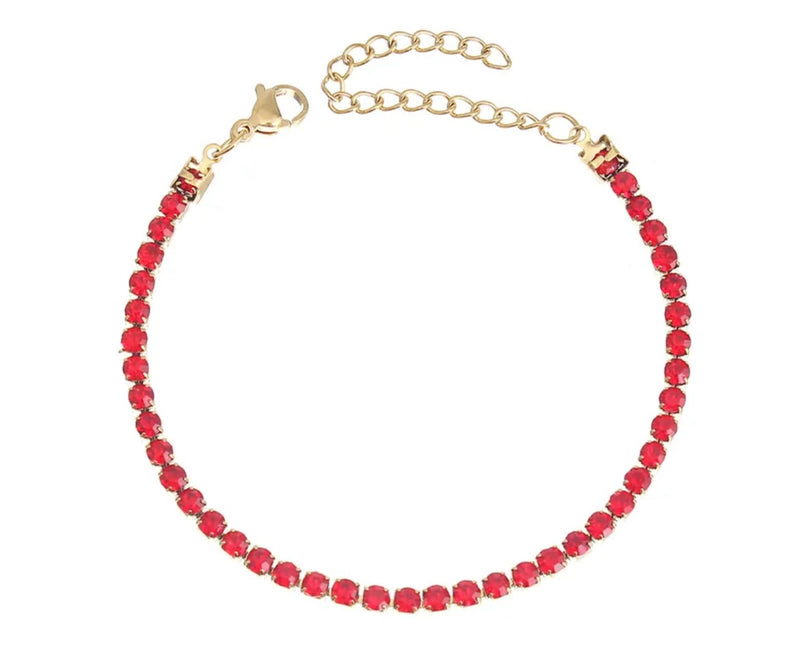Tennis Armband | 18 Karat vergoldet