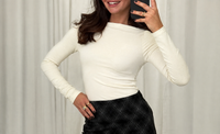 Basic Stretch Shirt – Figurbetontes Langarm Top | Verschiedene Farben